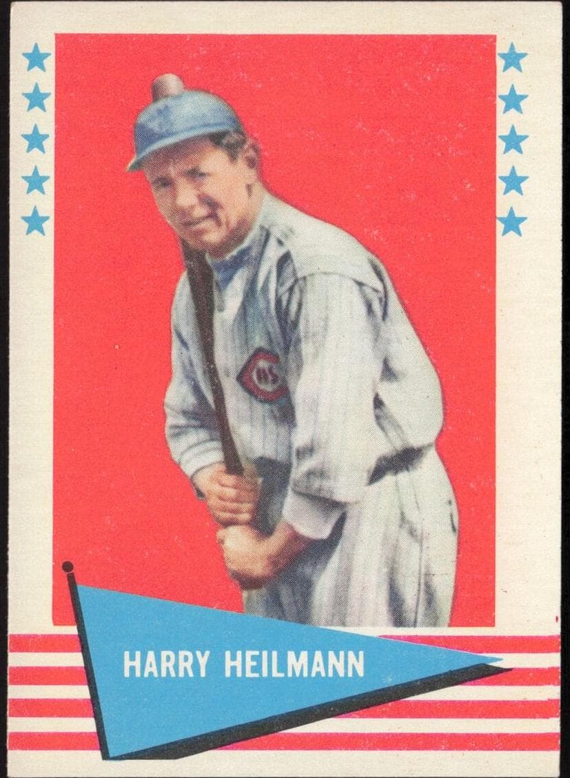 Harry Heilmann 1961 fleer Fleer Baseball Greats