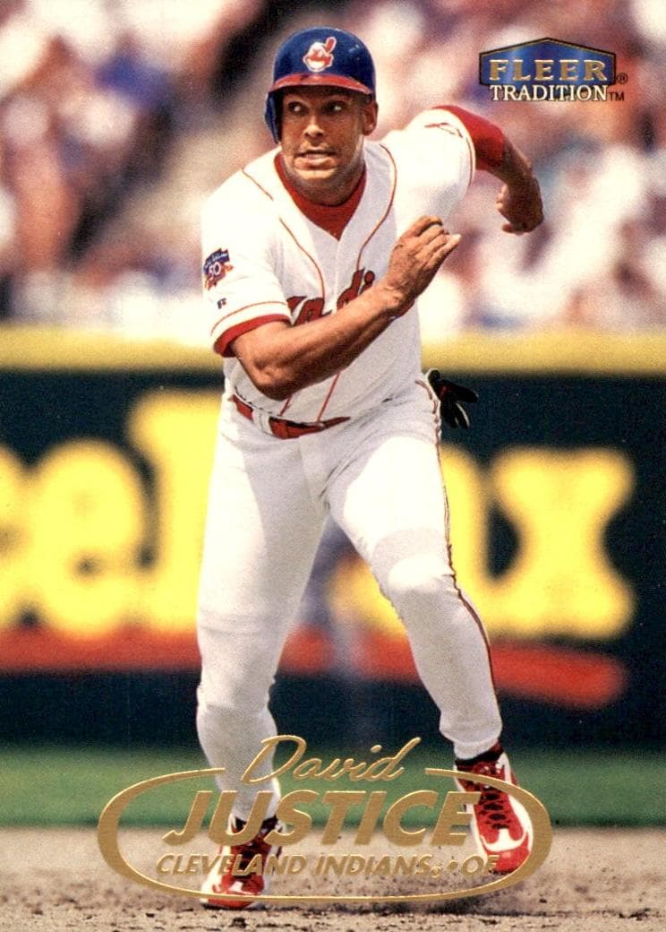 David Justice 1998 fleer Fleer Tradition