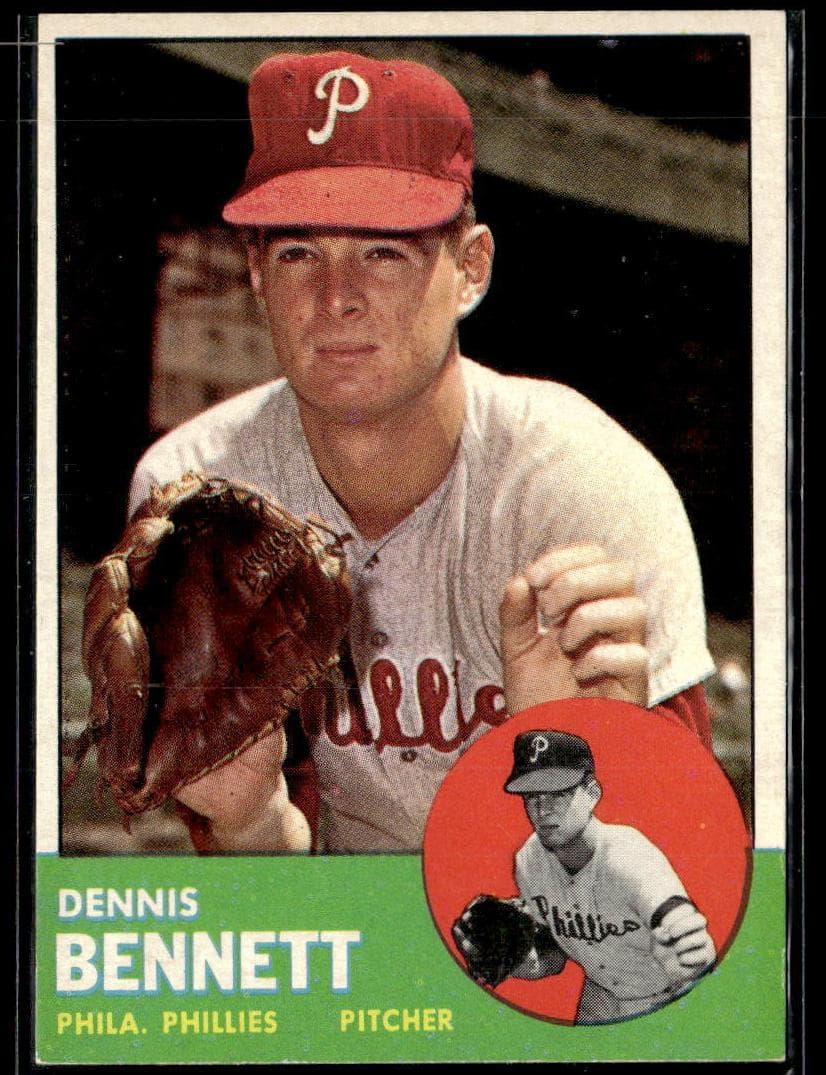 Dennis Bennett 1963 topps Topps