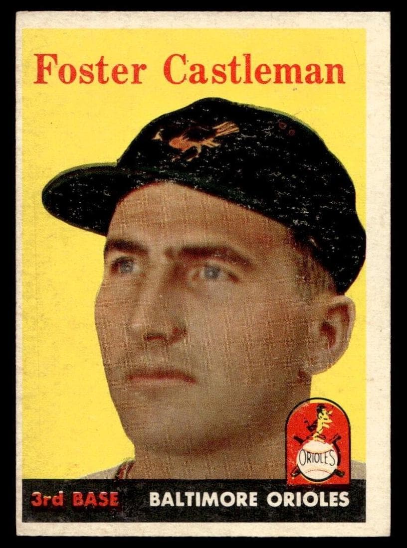 Foster Castleman 1958 topps Topps