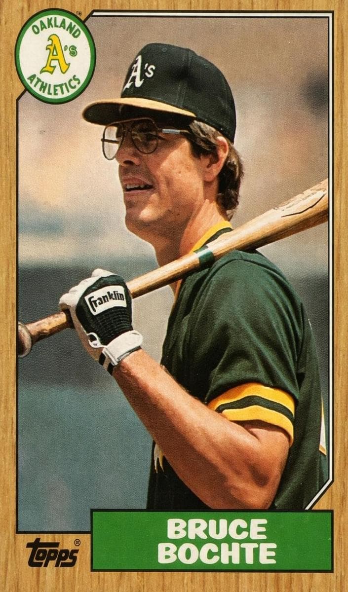 Bruce Bochte trading card