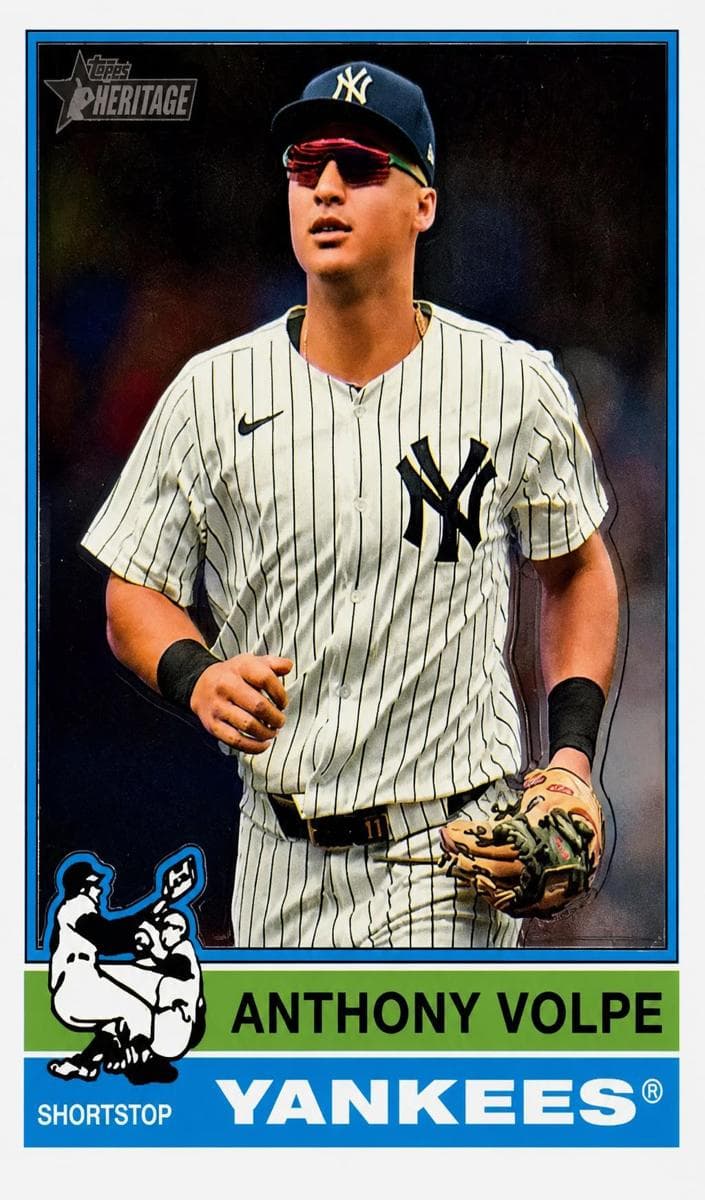 Anthony Volpe 2025 topps Topps Heritage