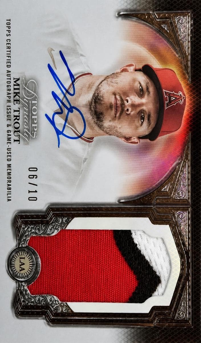 Mike Trout 2023 topps Topps Dynasty