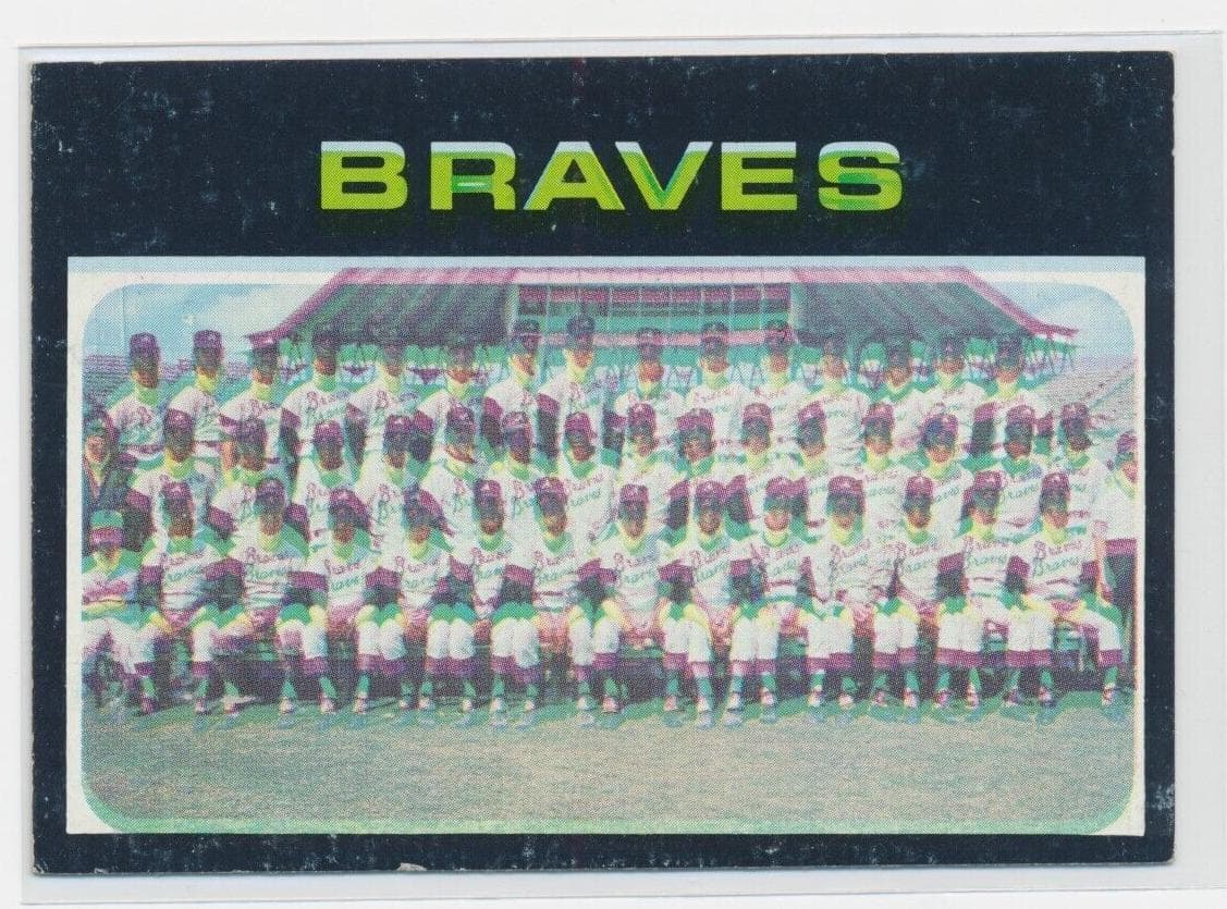 Atlanta Braves 1971 topps Topps