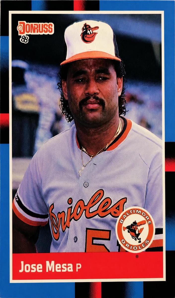 Jose Mesa trading card