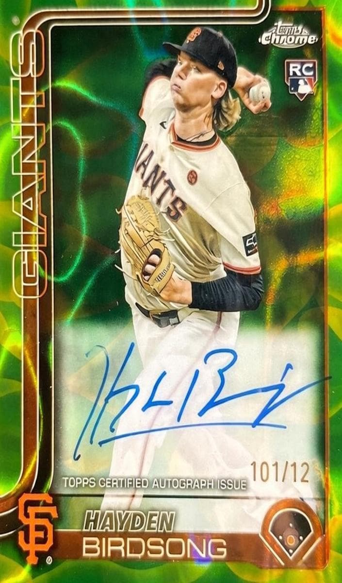 Hayden Birdsong 2025 topps Topps Chrome Update