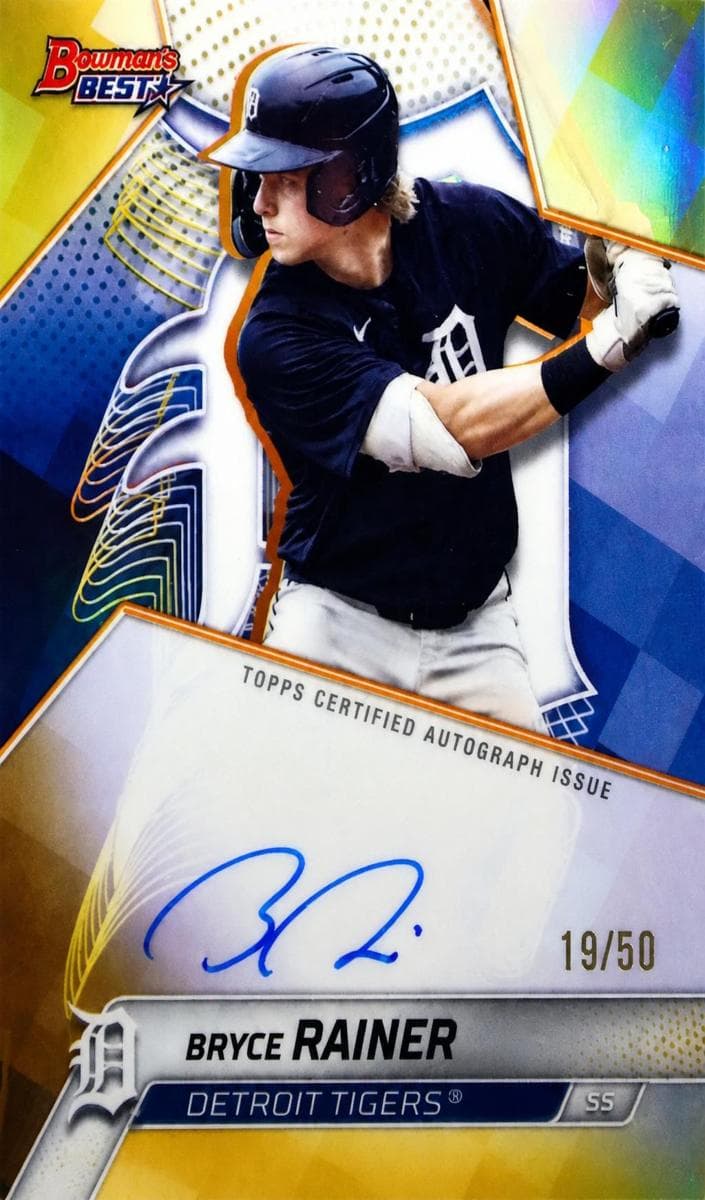 Bryce Rainer 2025 bowman Bowman Best