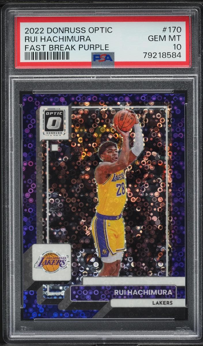 Rui Hachimura 2022 panini Donruss Optic