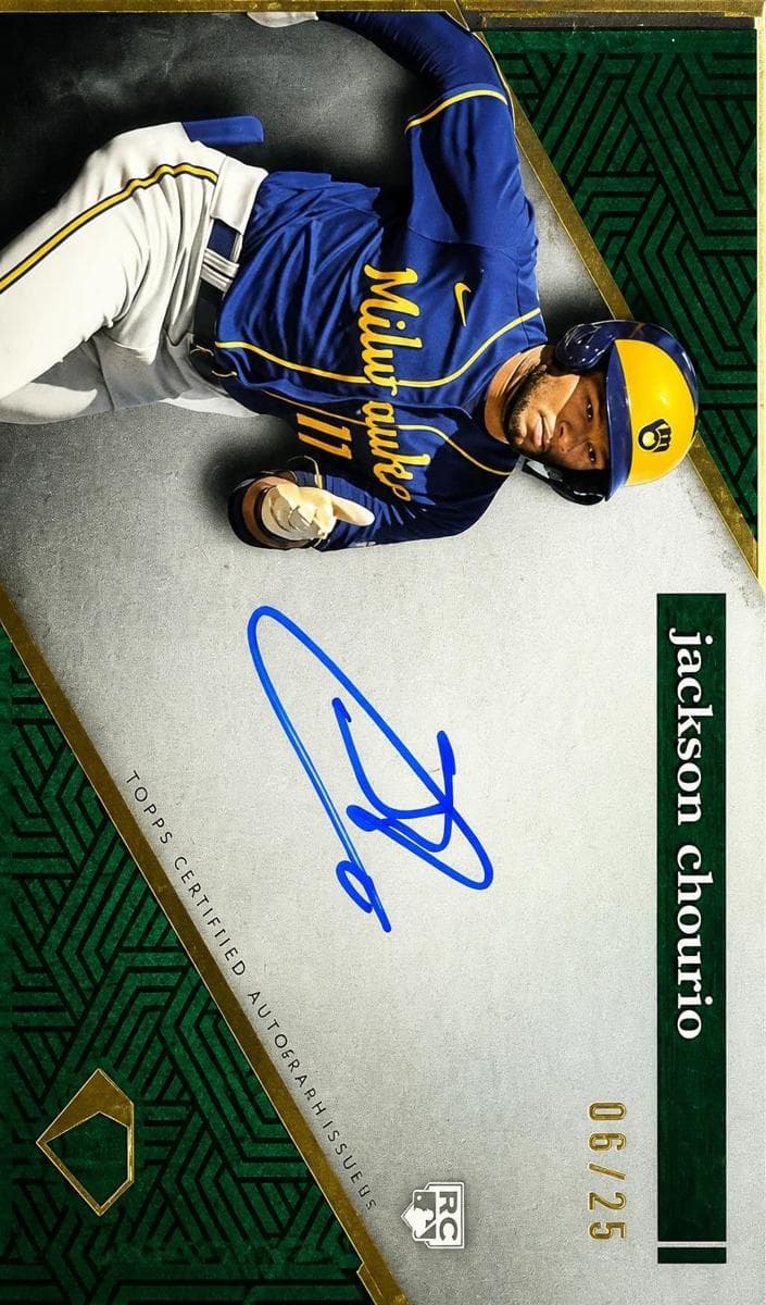 Jackson Chourio 2024 topps Topps Diamond Icons