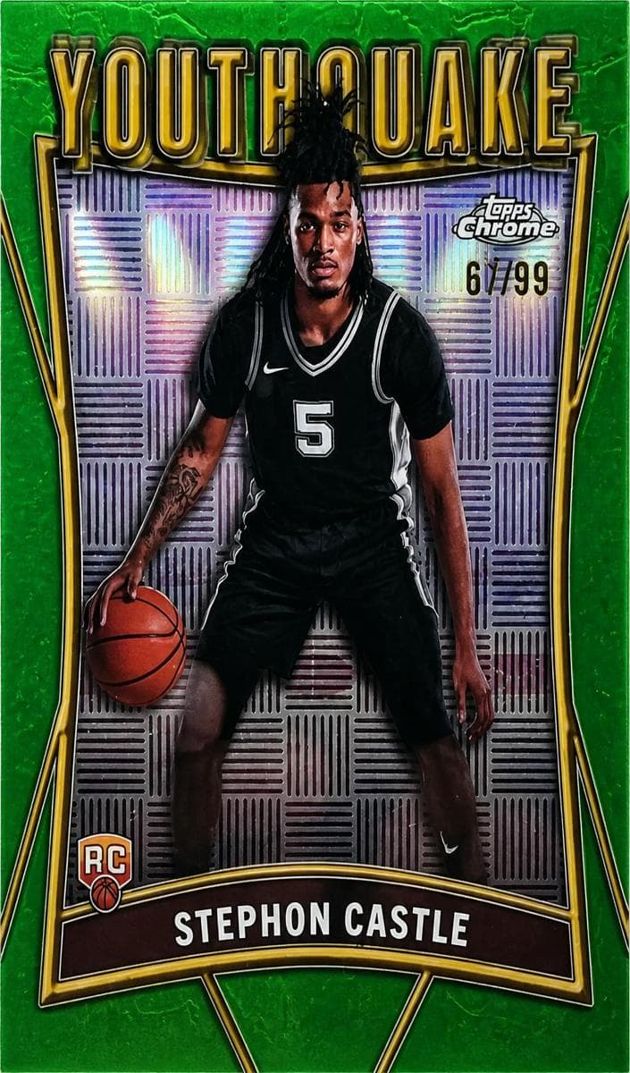 Stephon Castle 2024 topps Topps Chrome