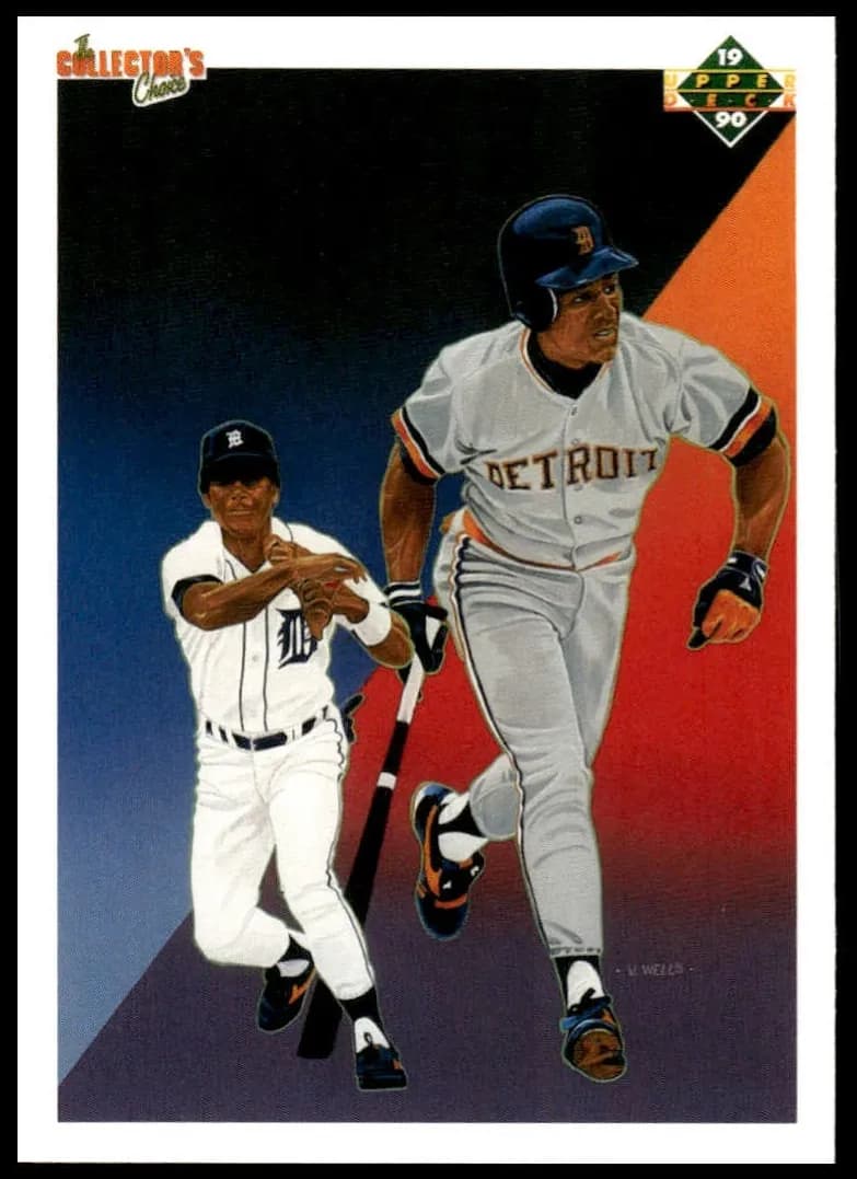 Lou Whitaker / Detroit Tigers 1990 upper-deck