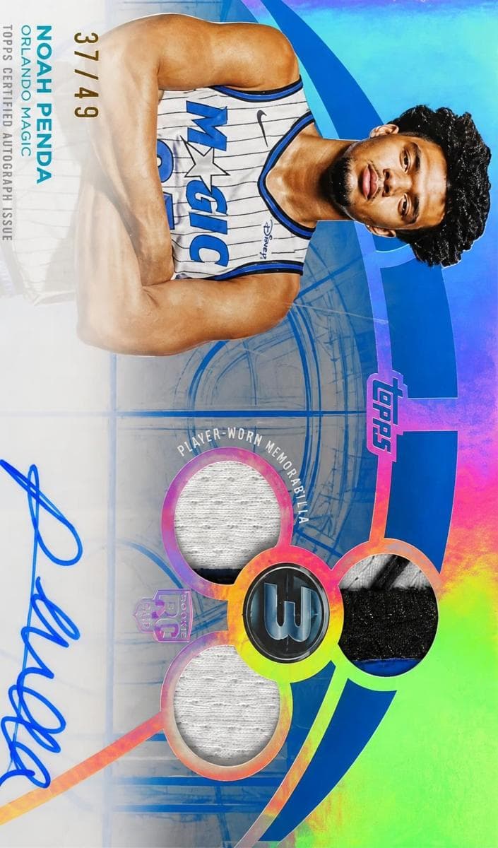 Noah Penda 2025 topps Topps 3