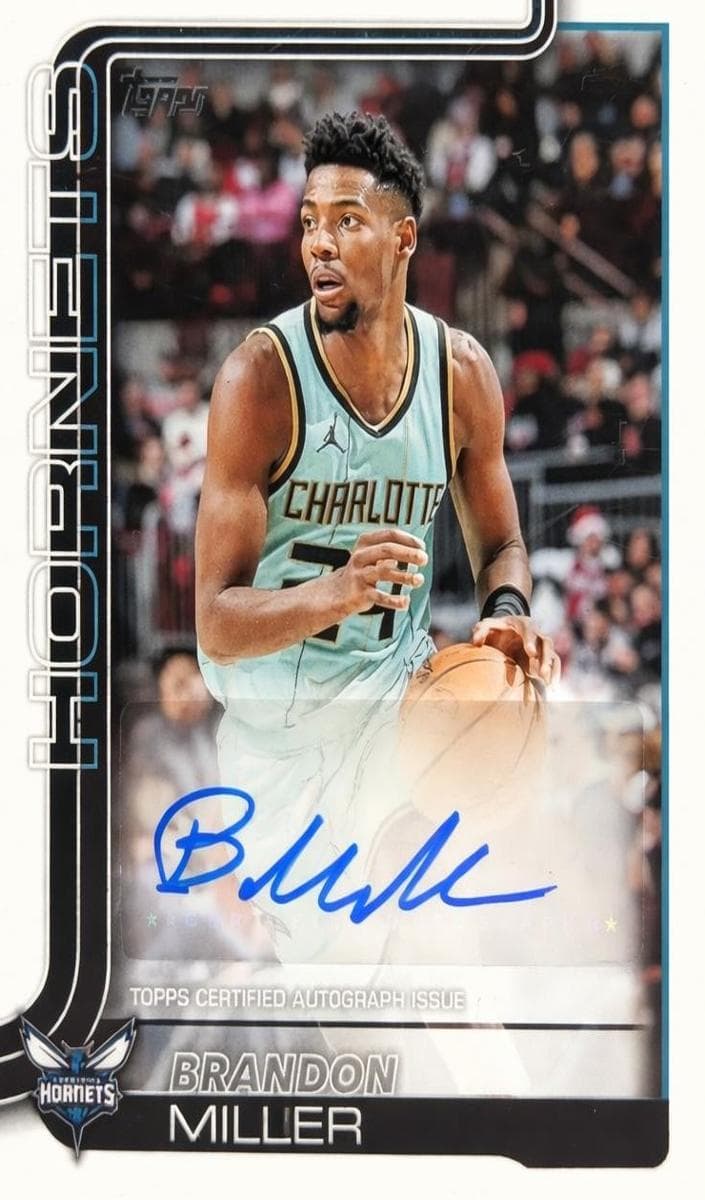 Brandon Miller 2025 topps Topps