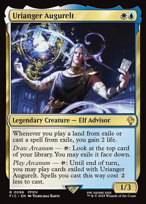Urianger Augurelt 2025 Magic: The Gathering Final Fantasy Commander Extended Art