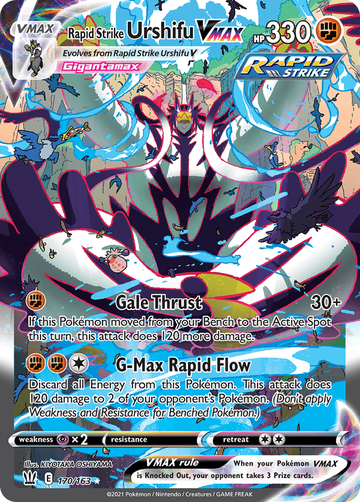 Rapid Strike Urshifu VMAX 2021 Pokemon Battle Styles