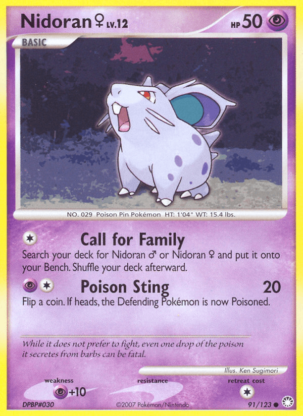 Nidoran F 2007 Pokemon