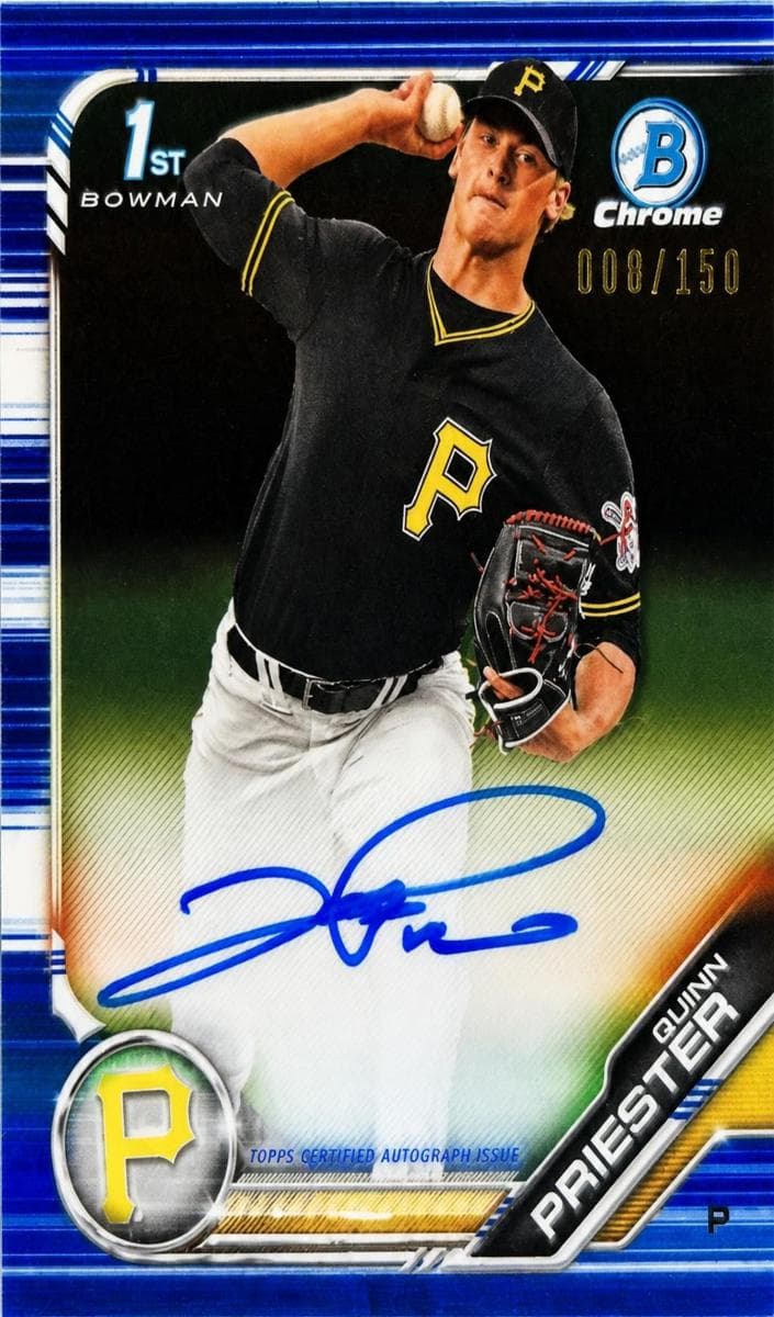 Quinn Priester 2019 bowman Bowman Draft