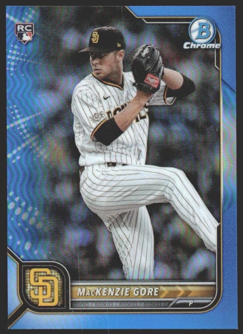 MacKenzie Gore 2022 bowman Bowman Chrome