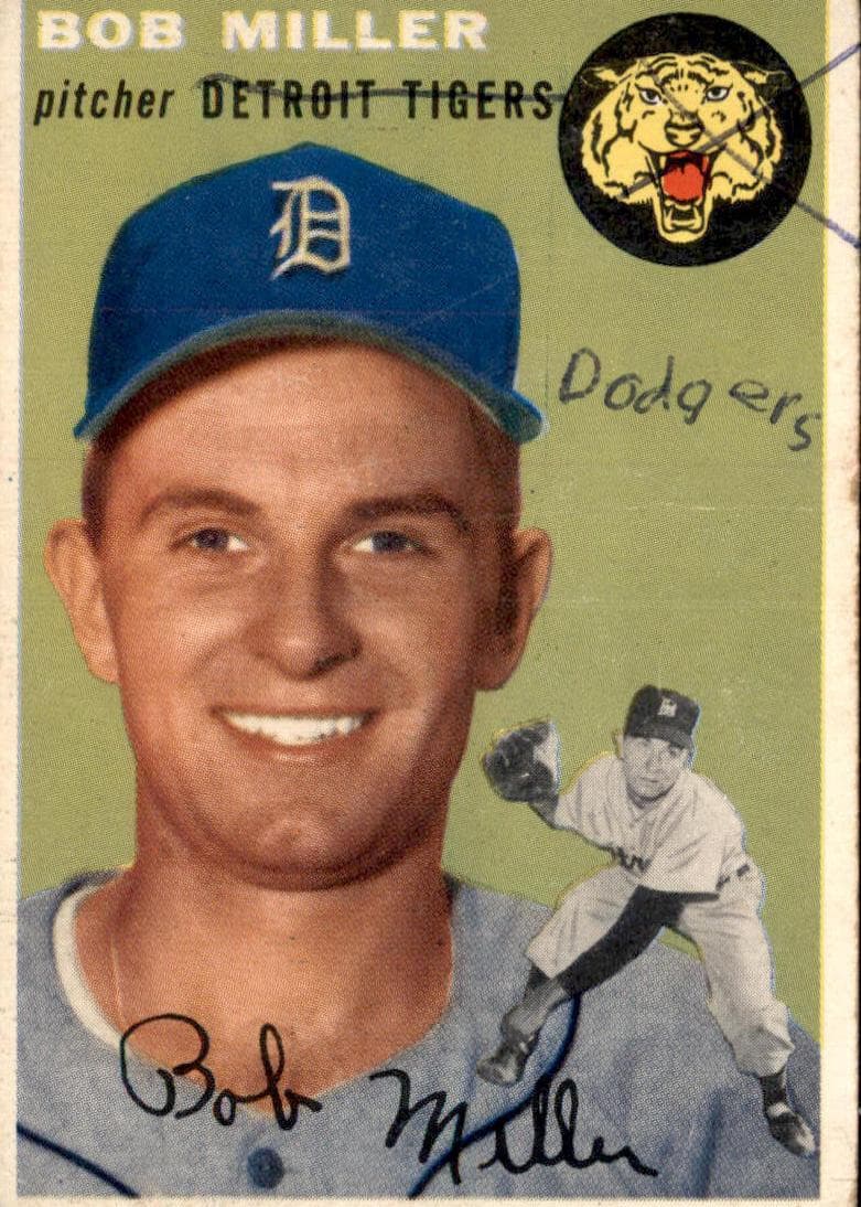 Bob Miller 1954 topps Topps
