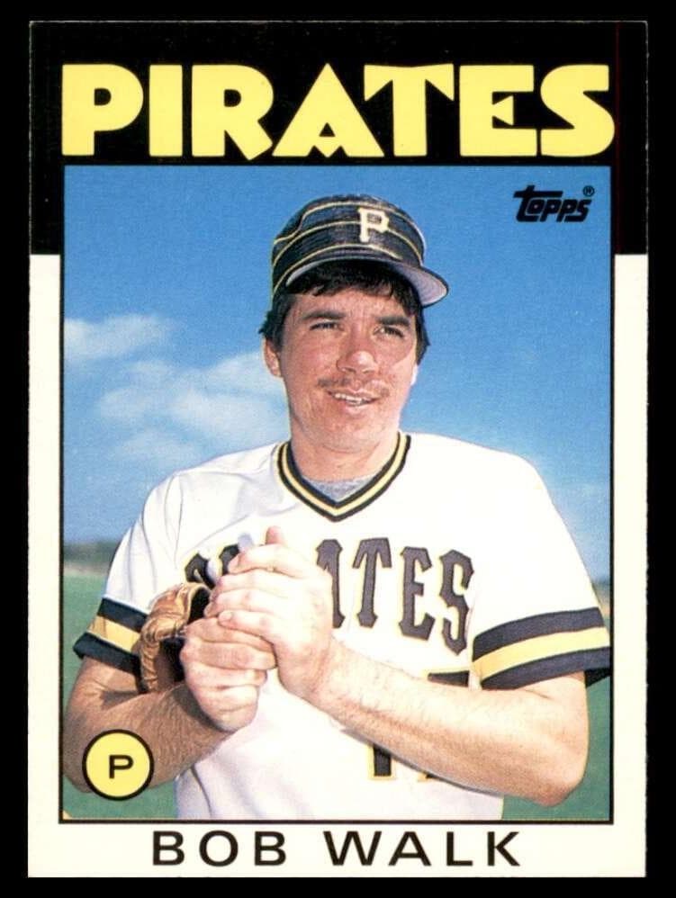 Bob Walk 1986 topps Topps Traded