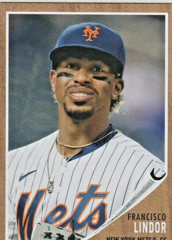 Francisco Lindor 2021 topps Topps Triple Threads