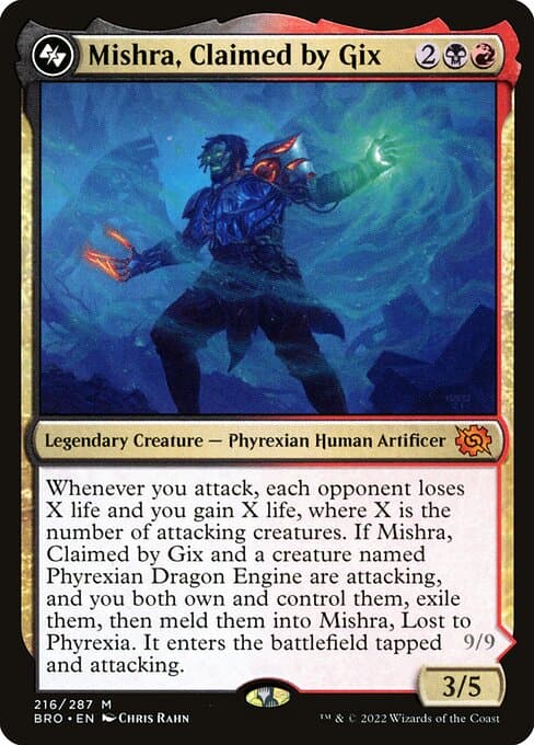 Mishra, Claimed by Gix 2022 Magic: The Gathering Brother's War