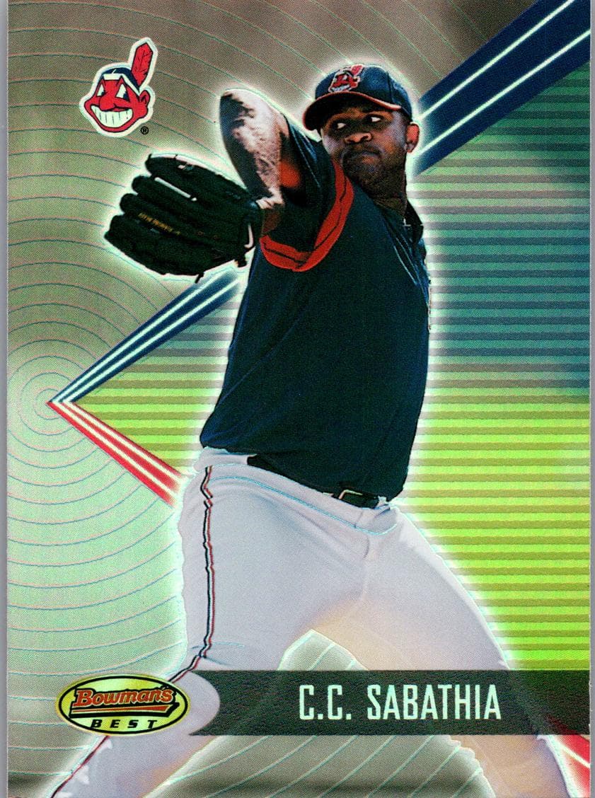 CC Sabathia 2001 bowman Bowman's Best