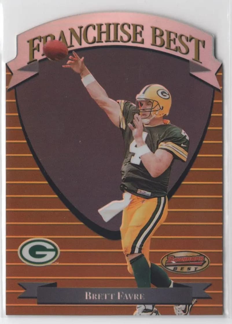 Brett Favre 1999 bowman Bowman's Best