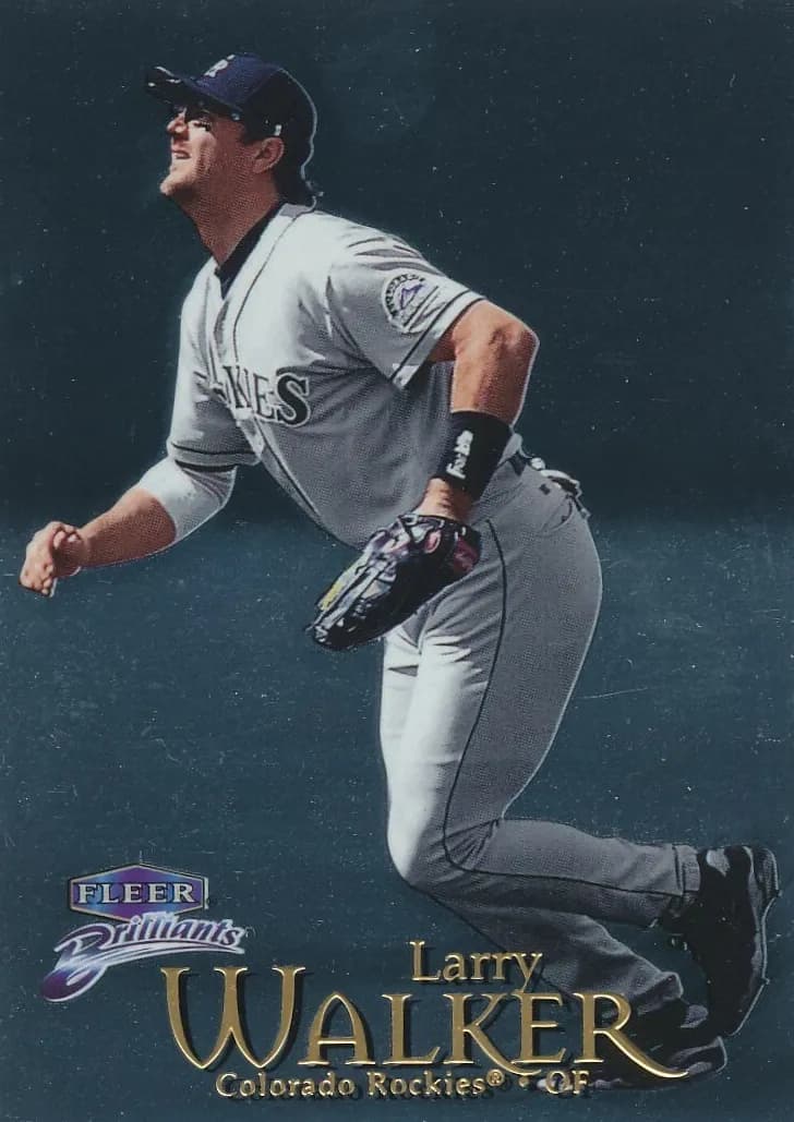 Larry Walker 1999 fleer Fleer Brilliants
