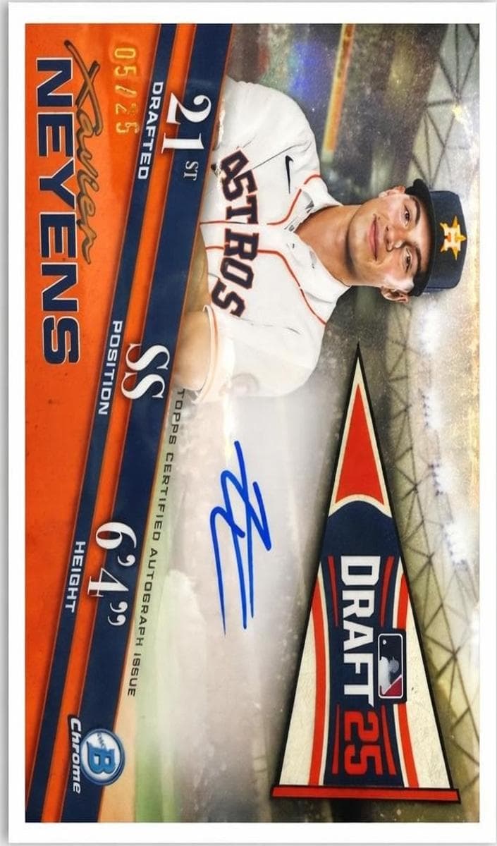Xavier Neyens 2025 bowman Bowman Draft Chrome