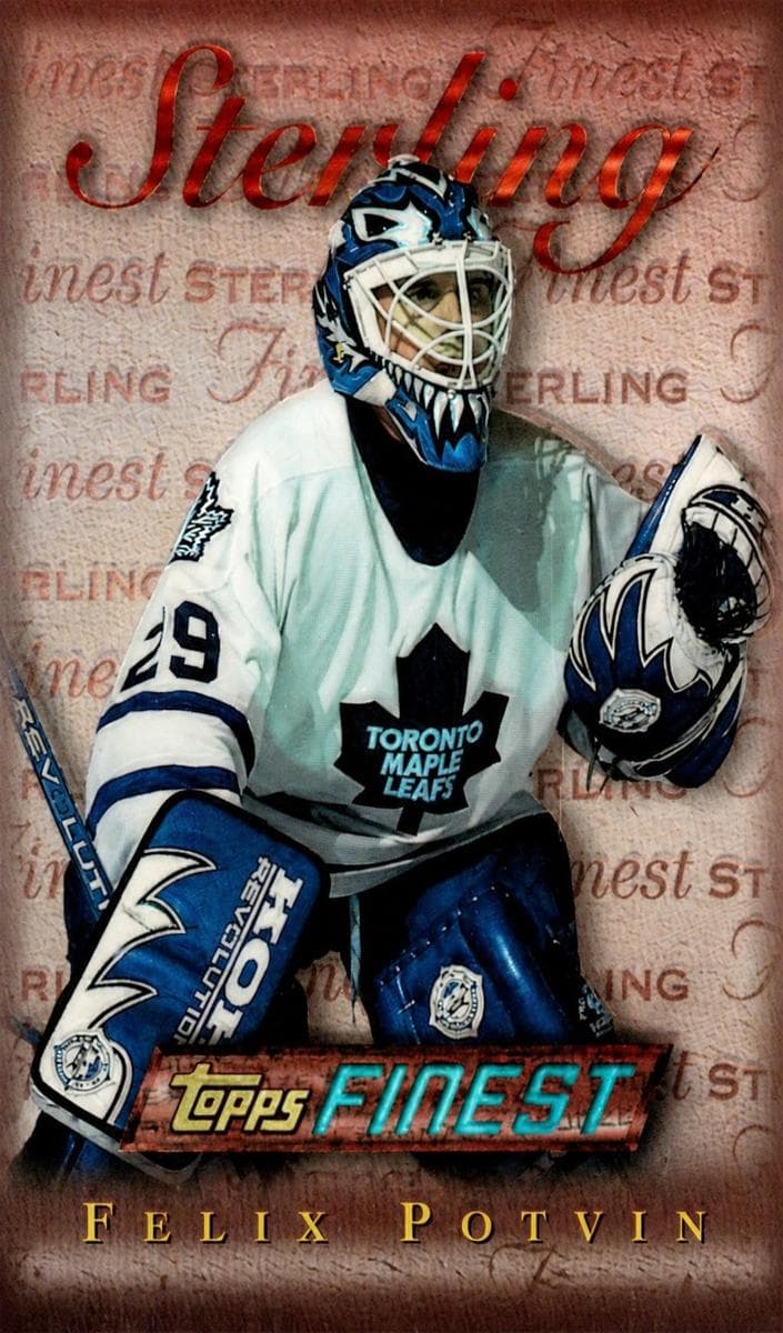 Felix Potvin 1995 topps Topps Finest