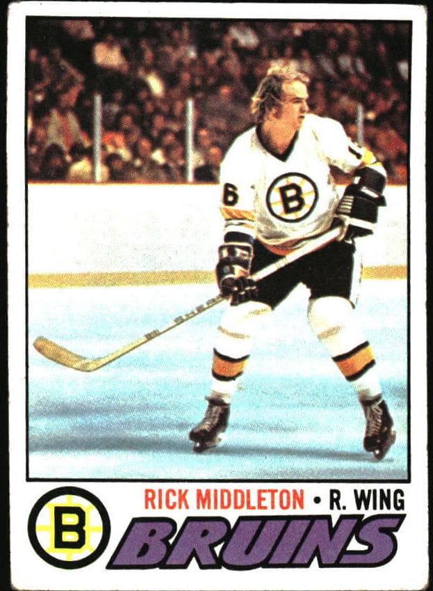 Rick Middleton 1977 topps Topps