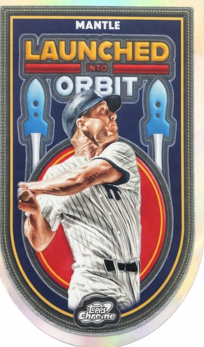 Mickey Mantle 2025 topps Topps Cosmic Chrome