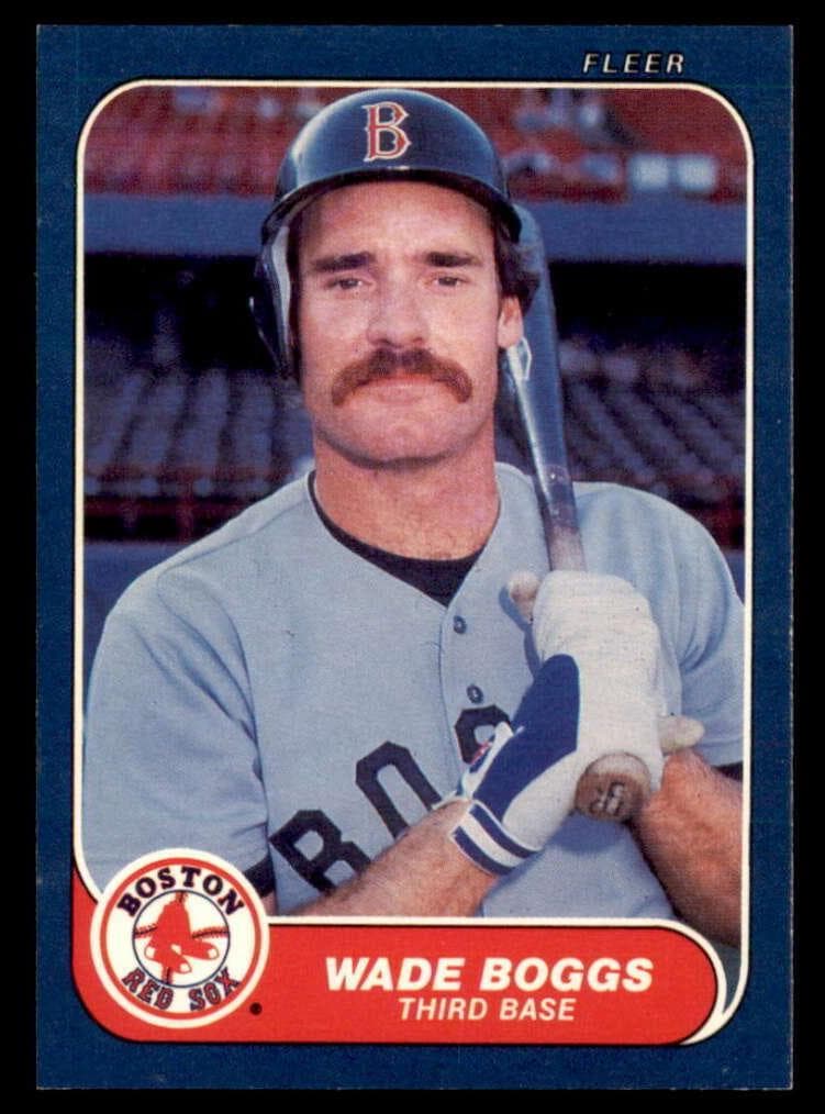 Wade Boggs 1986 fleer