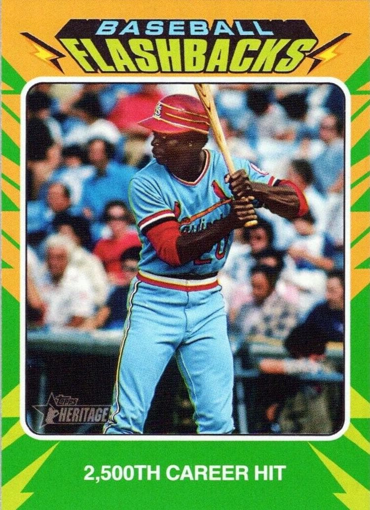 Lou Brock 2024 topps Topps Heritage