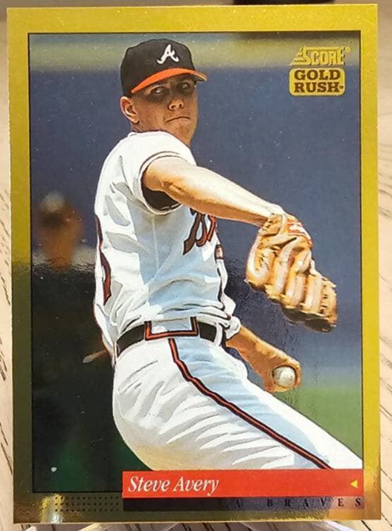 Steve Avery 1994 panini Score