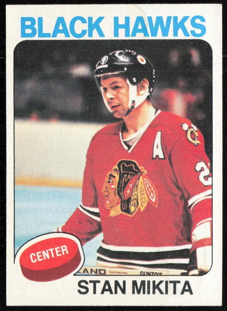 Stan Mikita 1975 topps Topps