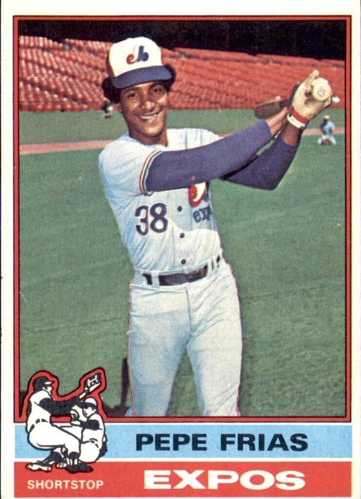 Pepe Frias 1976 topps Topps