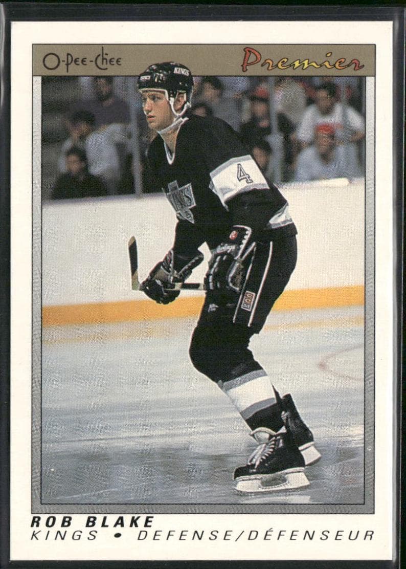 Rob Blake 1990 topps O-Pee-Chee Premier