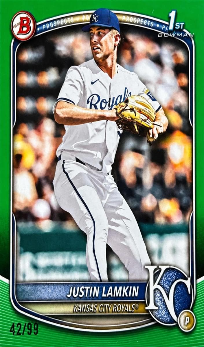 Justin Lamkin trading card