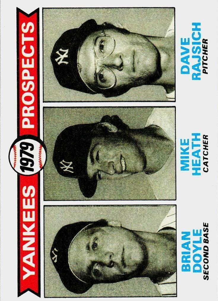 Yankees 1979 Prospects (Brian Doyle / Mike Heath / Dave Rajsich) #710