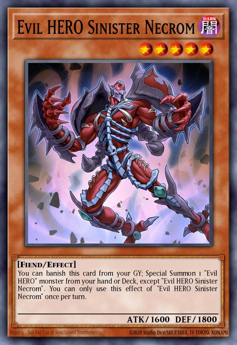 Evil HERO Sinister Necrom #OP27-EN017