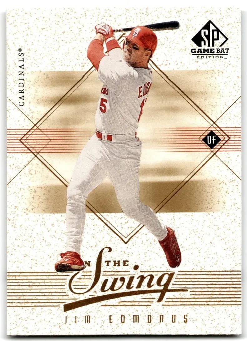 Jim Edmonds 2001 unknown SP Game Bat Edition