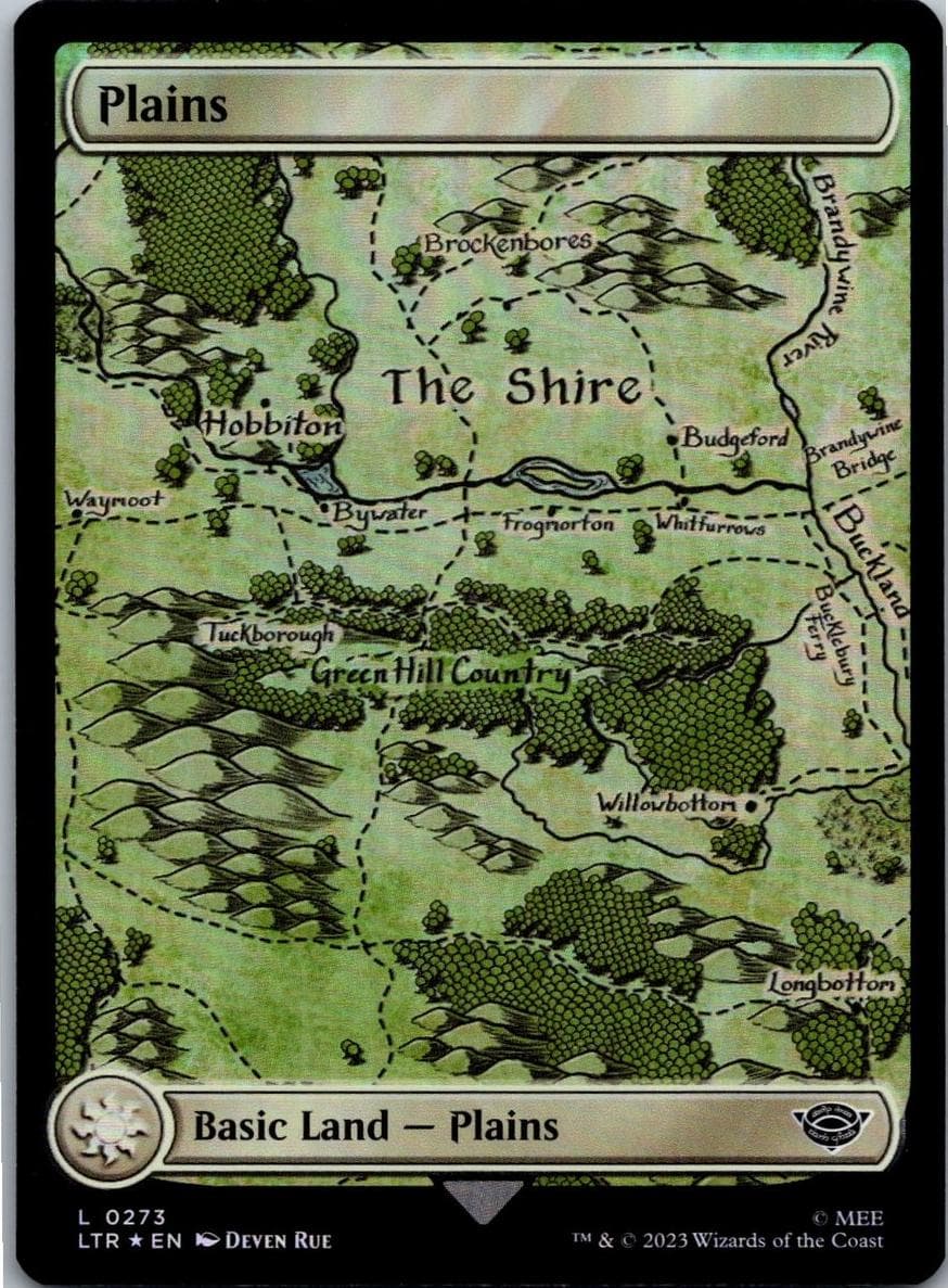Plains trading card