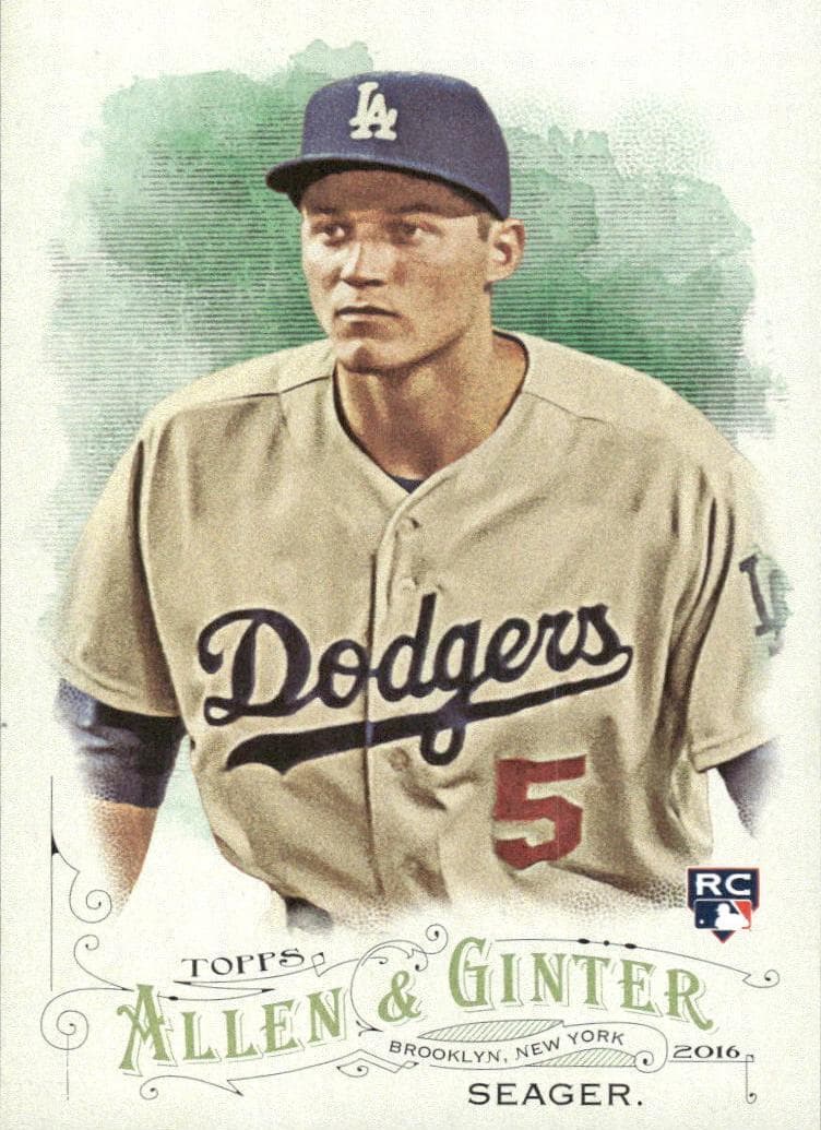 Corey Seager trading card