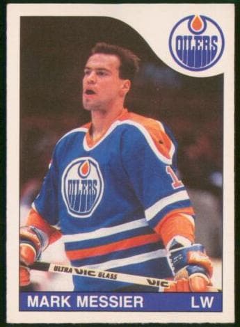 Mark Messier 1985 topps O-Pee-Chee