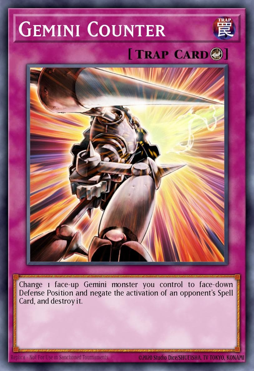 Gemini Counter 2009 Yu-Gi-Oh! Stardust Overdrive
