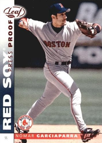 Nomar Garciaparra 2002 leaf Leaf