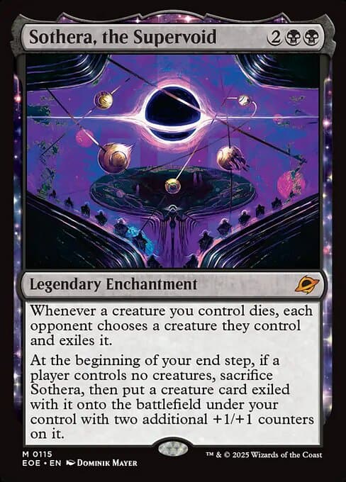 Sothera, the Supervoid 2025 Magic: The Gathering Edge of Eternities