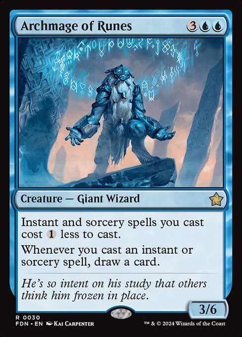 Archmage of Runes 2024 Magic: The Gathering Foundations